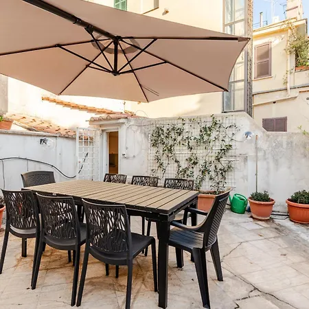 Apartmán Campo De Fiori - Casa Storica 4bdr Con Terrazza