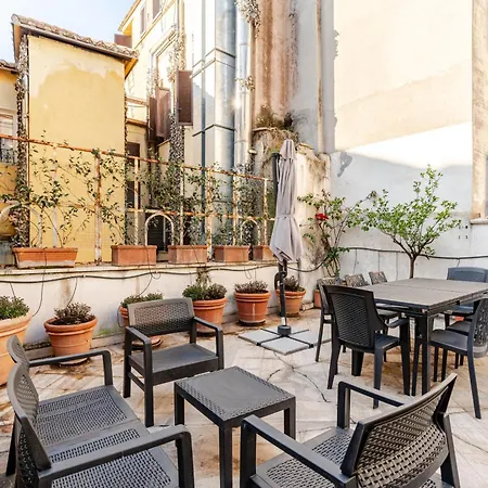 Casa Storica 4bdr Con Terrazza A Campo De Fiori 로마